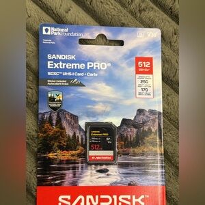 SanDisk Extreme PRO 512GB SDXC UHS-I Card